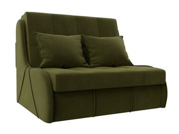 Прямой диван Риттэр 100, Зеленый (Микровельвет) в Твери