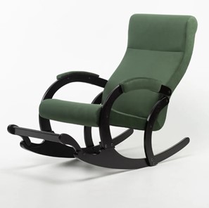 Кресло-качалка в гостиную Марсель, ткань Amigo Green 33-Т-AG в Твери
