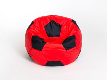 Кресло-мешок Мяч большой, красно-черный в Твери