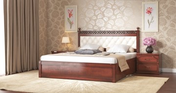 Двуспальная кровать СВ-Стиль Ричард 160*200 с основанием в Твери