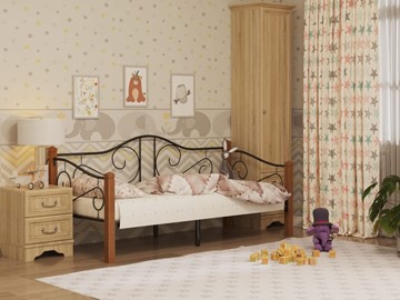 Детская кровать Гарда 7, 90х200, черная в Твери