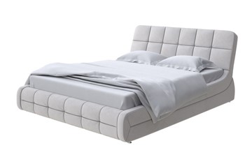 Кровать в спальню Corso-6 200х200, Велюр (Ultra Серый камень) в Твери