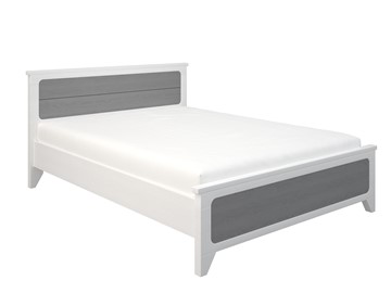 2-спальная кровать Боринское Соня 1400, Белый/Серый в Твери