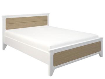 2-спальная кровать Боринское Соня 1600, Белый/Дуб в Твери