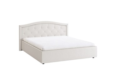 Кровать 2-спальная Верона 1,6 белый (экокожа) в Твери