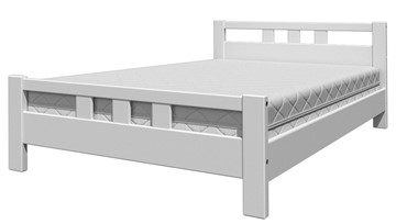 Кровать полутороспальная Вероника-2 (Белый Античный) 140х200 в Твери
