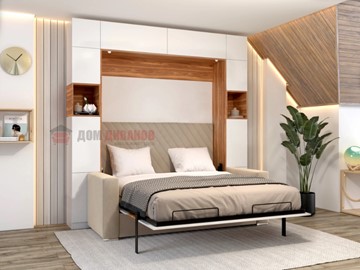 Кровать-шкаф с диваном DetalMaster Аделина 1400х2000 в Твери