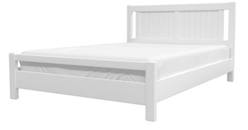 Кровать Ванесса из массива сосны (Белый Античный) 140х200 в Твери