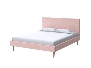 Спальная кровать Claro 140х200, Велюр (Ultra Розовый мусс) в Твери