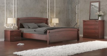 Кровать двуспальная СВ-Стиль Магнат 160*200 с основанием в Твери