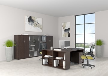 Комплект офисной мебели Формула (венге-темный) в Твери