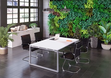 Набор мебели в офис Metal System Style (Серый/Белый) в Твери