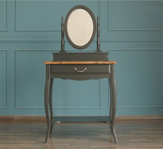 Косметический столик Leontina с зеркалом (ST9321BLK) Черный в Твери