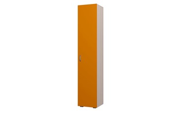 Детский шкаф-пенал ТМК 400 ДБ Млечный дуб, Оранжевый в Твери