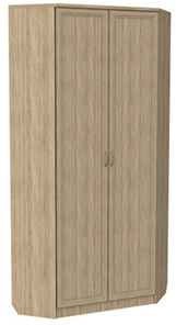 Распашной шкаф 401 угловой со штангой, цвет Дуб Сонома в Твери