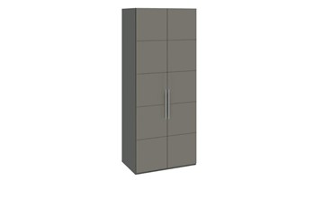 Распашной шкаф Наоми с 2-мя дверями, цвет Фон серый, Джут  СМ-208.07.03 в Твери
