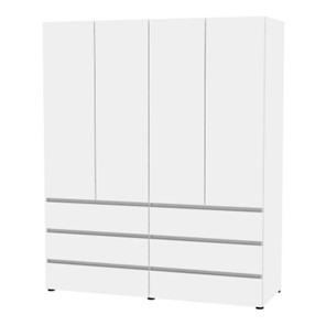 Шкаф 4-х дверный Erik H333 (Белый) в Твери