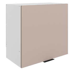 Шкаф навесной под вытяжку Стоун L600 Н566 (1 дв. гл.) (белый/грей софттач) в Твери