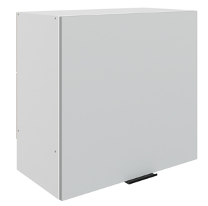Кухонный шкаф Стоун L600 Н566 (1 дв. гл.) (белый/лайт грей софттач) в Твери