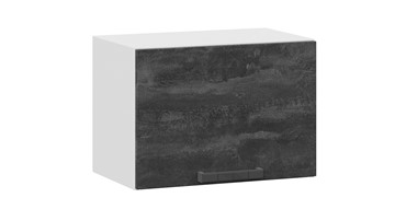 Навесной кухонный шкаф Детройт 1В5Г (Белый/Угольный Камень) в Твери