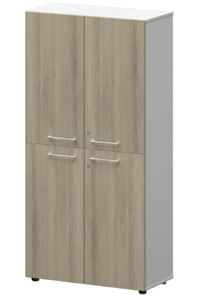 Шкаф с 4-мя дверьми Kortez СМШ48.2.28F, Кронберг/белый брилиант в Твери