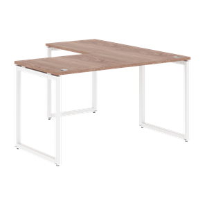 Письменный стол угловой левый XTEN-Q Дуб-сонома- белый XQCT 1415 (L) (1400х1500х750) в Твери