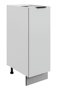 Шкаф рабочий Стоун L300 (1 дв.гл.) (белый/лайт грей софттач) в Твери
