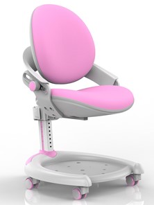 Кресло Mealux ZMAX-15 Plus, Y-710 PN, белый металл, обивка розовая однотонная в Твери