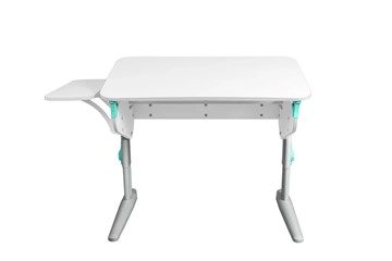 Детский стол-трансформер 5/100 (СУТ.46) + Polka_b 5/550 Рамух белый/серый/Аквамарин в Твери