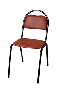 Офисный стул Стандарт СРП-033 Эмаль коричневый кожзам в Твери