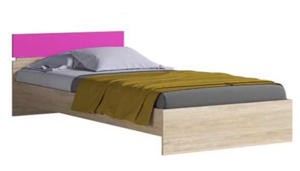 Кровать в детскую Формула, 900 розовый с основанием в Твери - изображение