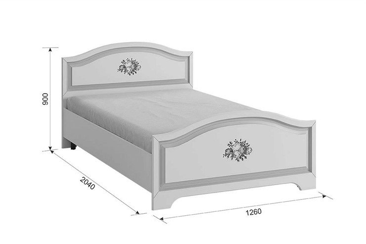 Кровать подростковая Алиса 1,2х2,0 в Твери - изображение 2