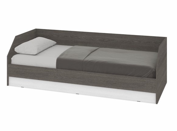 Подростковая кровать О81, Анкор темный - Анкор светлый в Твери - изображение