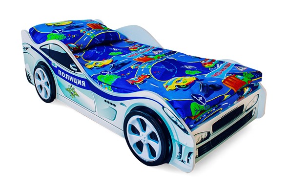 Кровать-машина детская Полиция в Твери - изображение