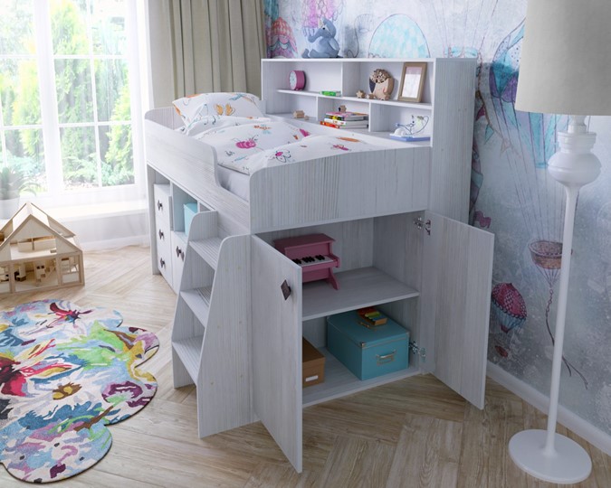 Кровать-чердак в детскую Малыш-5, цвет Винтерберг в Твери - изображение 6