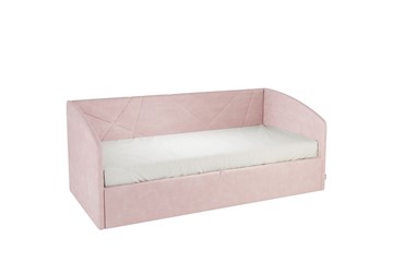 Кровать в детскую 0.9 Бест (Софа), нежно-розовый (велюр) в Твери
