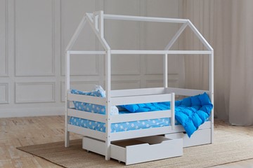 Кровать детская Домик с ящиками, цвет белый в Твери - предосмотр 2