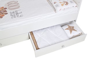 Детская кровать с комодом Фея 1100 Белый в Твери - предосмотр 10