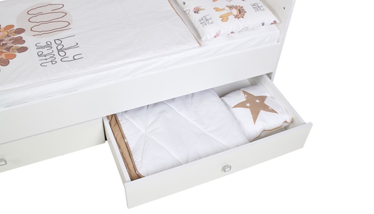 Детская кровать с комодом Фея 1100 Белый в Твери - изображение 10
