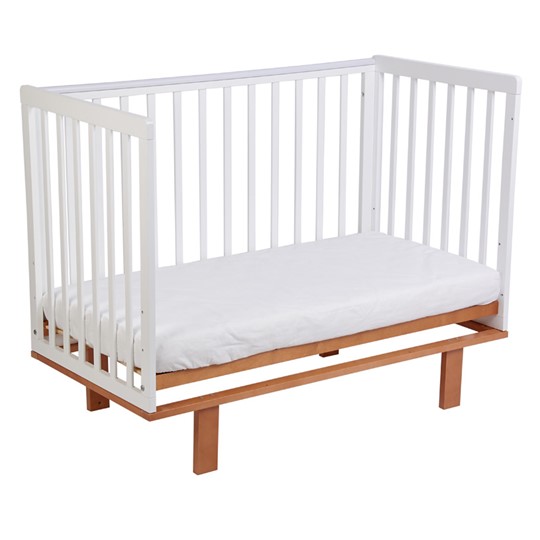 Детская кроватка серия 3400 POLINI Kids Simple 340 Белый / Бук в Твери - изображение 4