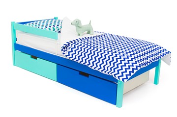 Кровать в детскую Skogen classic мятно-синия в Твери