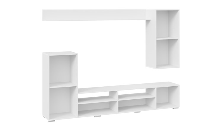 Гарнитур в гостиную Моретти (Белый, Белый глянец) в Твери - изображение 3