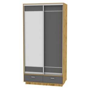 Шкаф 2-дверный Весенний HK3, 2385х1200х600 (D1D2), ДВ-Графит в Твери