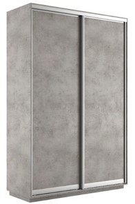 Шкаф 2-дверный Экспресс (ДСП) 1400х450х2200, бетон в Твери
