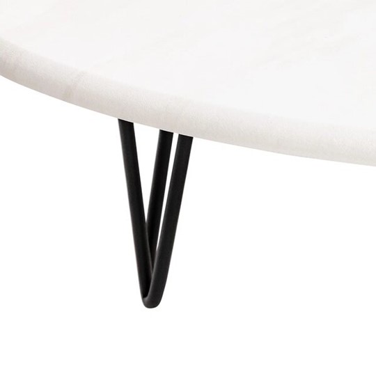 Столик Дадли (Черный/Белый бетон) в Твери - изображение 5