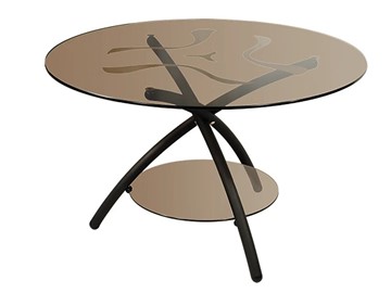 Стеклянный столик Дуэт 3 (черный-тонированное) в Твери