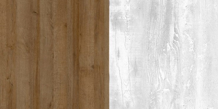 Шкаф угловой Пайн, ПП6, Дуб Крафт/Бетон Пайн в Твери - изображение 2