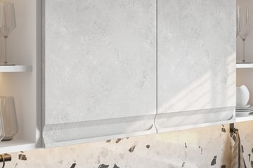 Гарнитур угловой Вельвет, бетон графит/бетон снежный в Твери - предосмотр 4