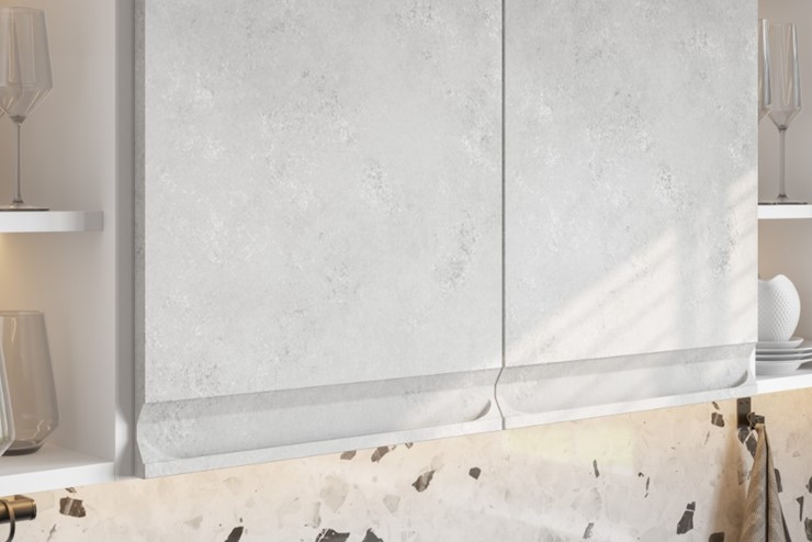 Гарнитур угловой Вельвет, бетон графит/бетон снежный в Твери - изображение 4