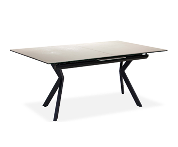 Кухонный раскладной стол Бордо 2CX 160х90 (Oxide Avorio/Графит) в Твери